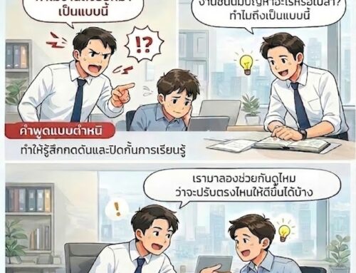 คำพูดที่หัวหน้าควรใช้ เพื่อช่วยให้ลูกน้องก้าวไปข้างหน้า (Feedback Loop) by Acrosswork
