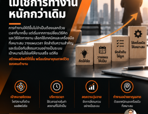 เพิ่มประสิทธิภาพการทำงานอย่างไร ด้วยการบริหารเวลาและจัดลำดับความสำคัญ by Acrosswork